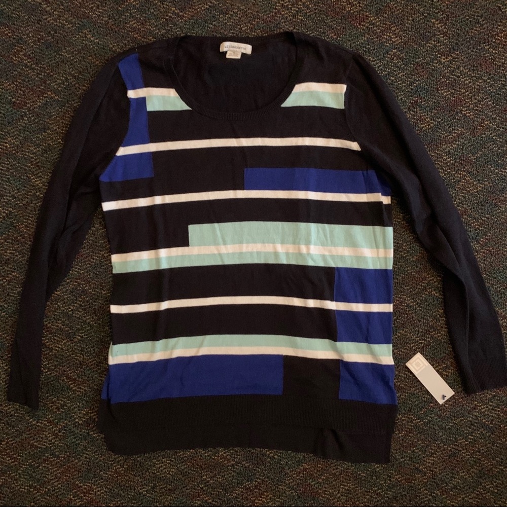NWT Liz Claiborne mod sweater // size XL